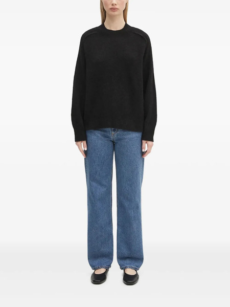  A.p.c. Naomie Round-neck Wool Sweater - Black 