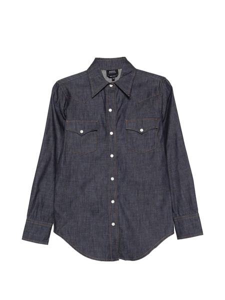  A.p.c. Pocket Shirt - Blue 