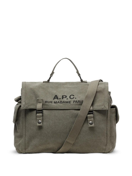  A.p.c. Recuperation Messenger Bag - Green 