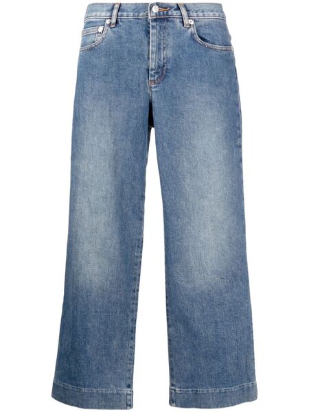 A.p.c. Sailor Cropped Jeans - Blue 