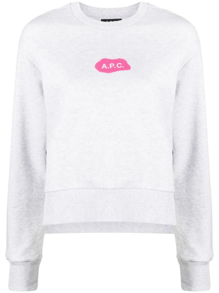  A.p.c. Sibylle Cotton Sweatshirt - Grey 