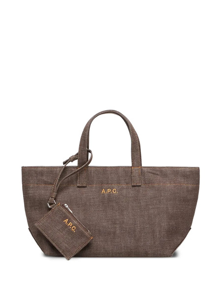  A.p.c. Small Drummer Tote Bag - Brown 