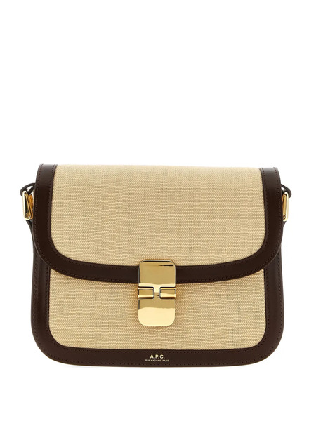  A.p.c. Small Grace Cotton Crossbody Bag - Neutrals 