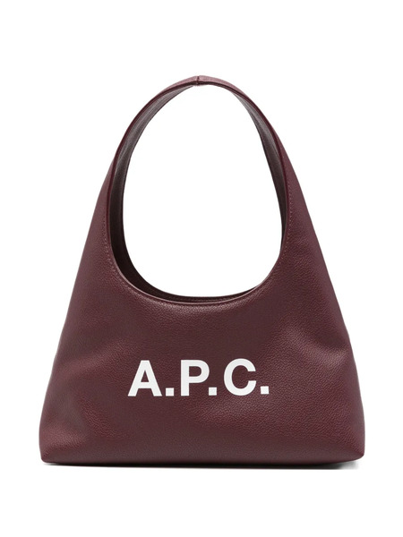  A.p.c. Small Ninon Logo-print Tote Bag - Purple 