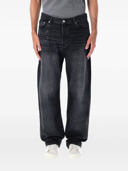  A.p.c. Solar Five-pocket Cotton Jeans - Black 