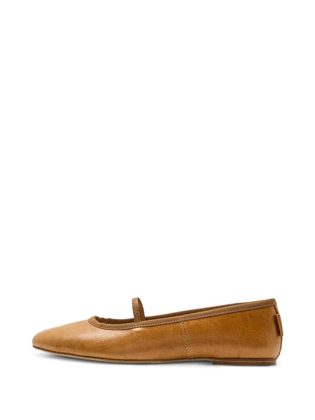  A.p.c. Swan Ballet Flats - Brown 