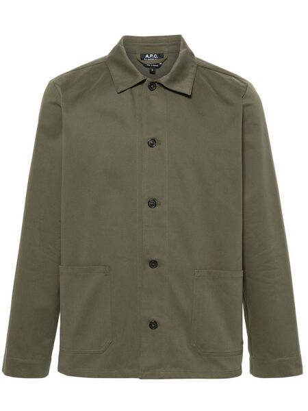  A.p.c. Twill Shirt Jacket - Green 