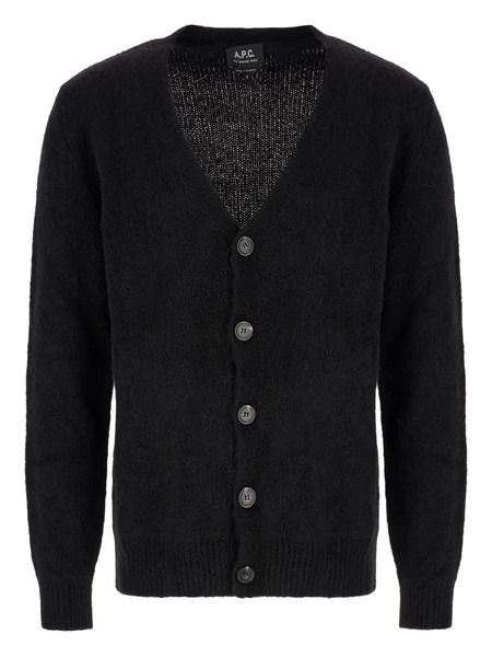  A.p.c. V-neck Cardigan - Black 