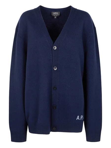  A.p.c. Wool Cardigan - Blue 