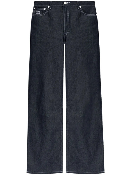  A.p.c. X Katie Holmes Wide-leg Jeans - Blue 