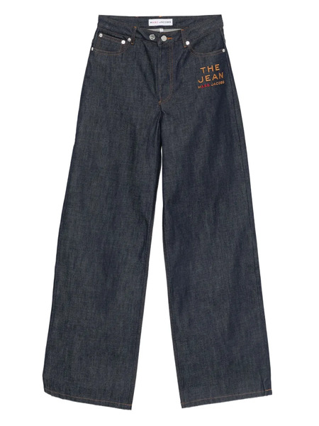  A.p.c. X Marc Jacobs Logo-embroidered Jeans - Blue 