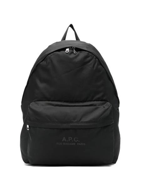  A.p.c. Zip Pocket Backpack - Black 