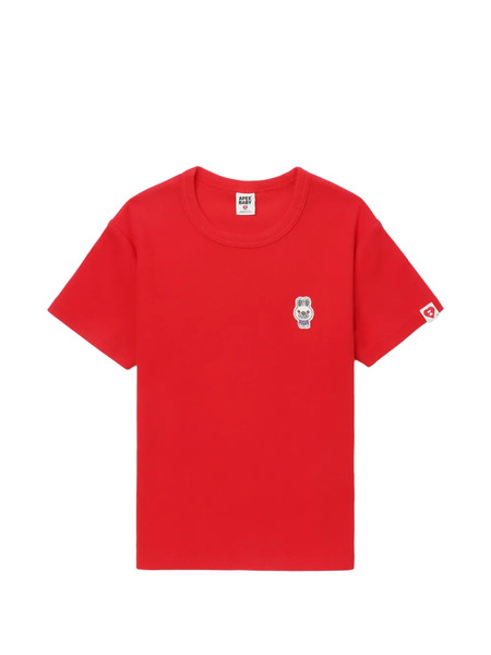  Apee™ By *a Bathing Ape® Appliqué T-shirt - Red 
