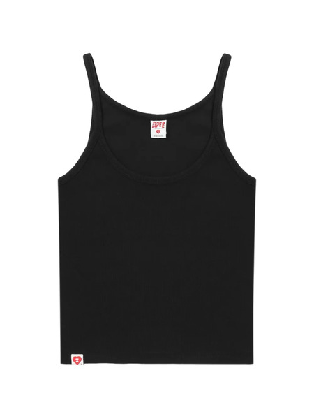 Apee™ By *a Bathing Ape® Ribbed Top - Black 