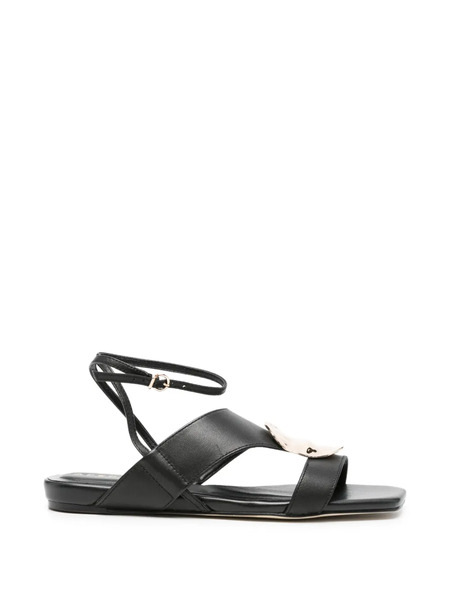  Apepazza Dhalia Buckle Ankle-strap Sandals - Black 
