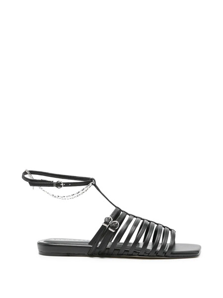  Apepazza Dhalia Chain-strap Sandals - Black 