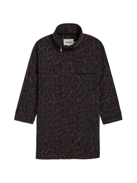 Apparis Bea Leopard-print Raincoat - Brown 