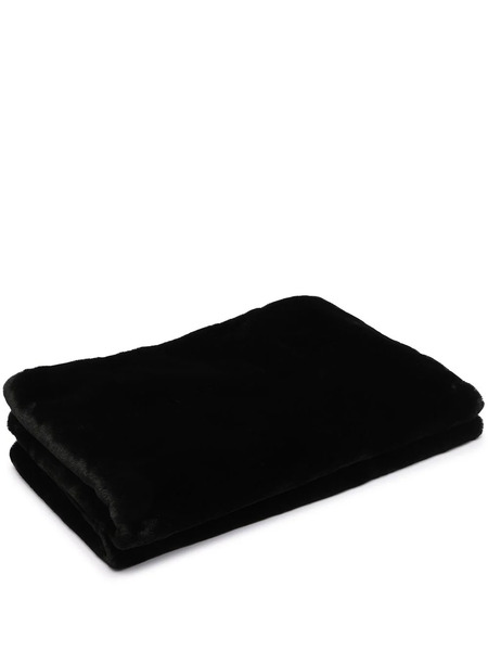  Apparis Brady Faux-fur Blanket - Black 