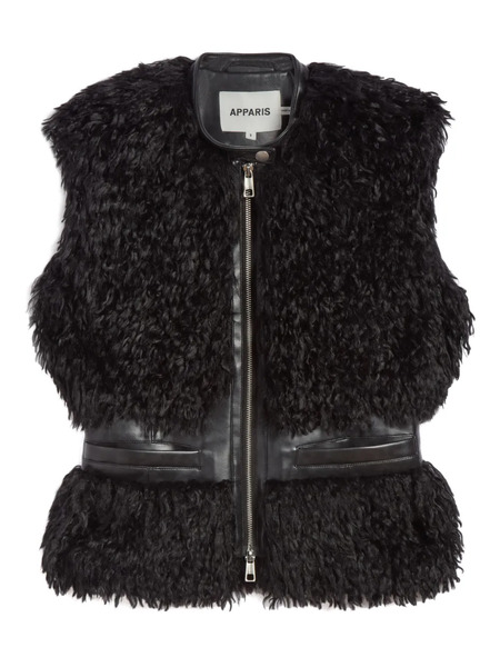  Apparis Cleo Zip Vest - Black 
