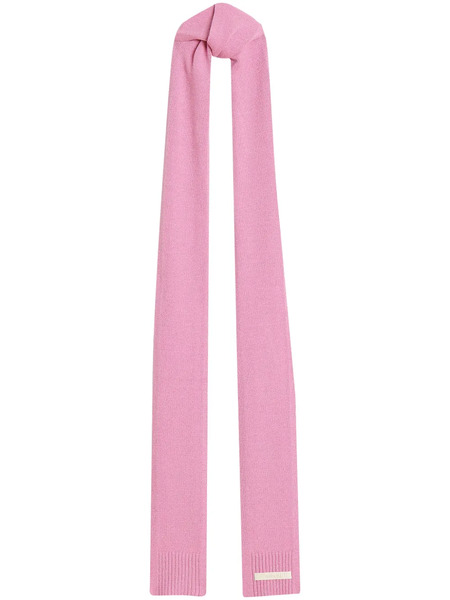  Apparis Logo-patch Knitted Scarf - Pink 