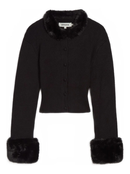  Apparis Rosa Cardigan - Black 