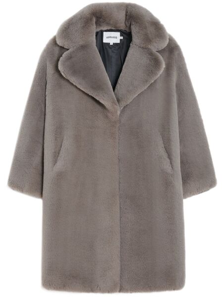  Apparis Steffi Faux-fur Coat - Grey 