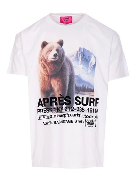  Après Surf My Mountain Printed T-shirt - White 