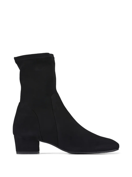  Aquatalia Stassi Square-toe Sock Boots - Black 