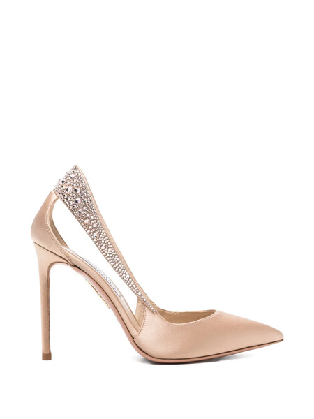  Aquazzura Upper-embellished Pumps - Neutrals 