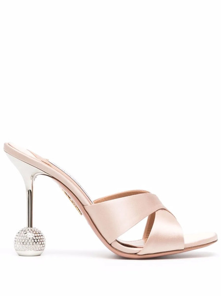 Aquazzura Yes Darling Mules - Pink 