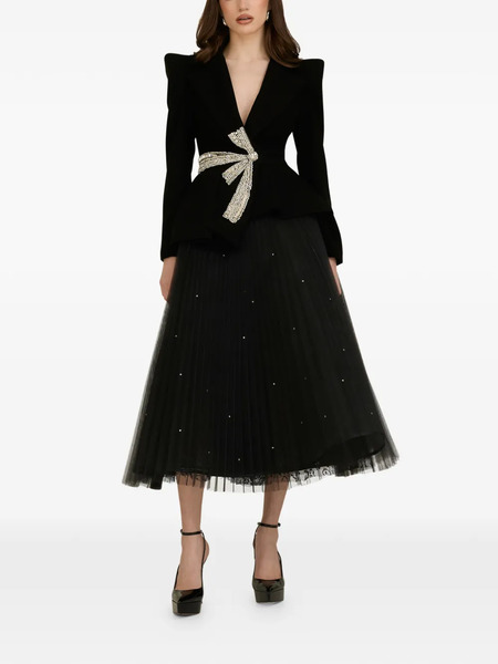  Araftu Bow-embellished Suit - Black 