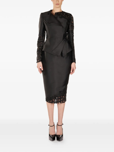 Araftu Cut-out Panelled Suit - Black 