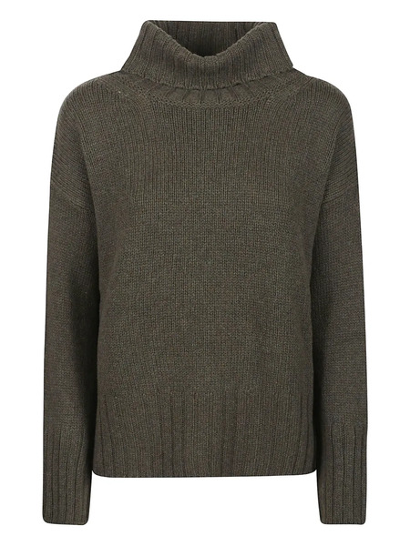  Aragona Turtleneck Cashmere Sweater - Green 