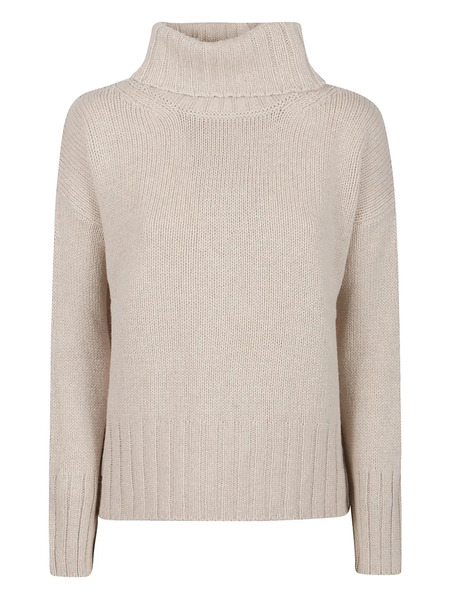  Aragona Turtleneck Cashmere Sweater - Neutrals 