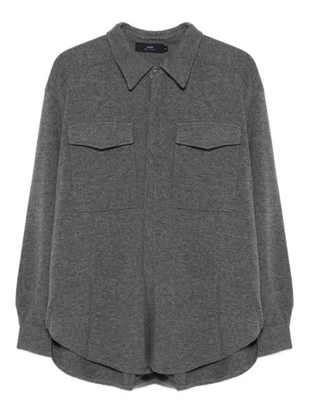  Arch4 Double-pocket Cashmere Shirt Jacket - Grey 