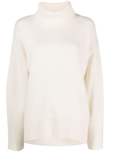  Arch4 Roll-neck Cashmere Jumper - White 