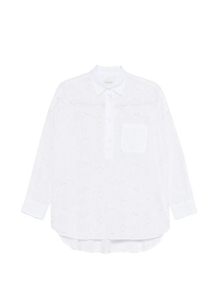  Archivio 67 Floral Broderie Shirt - White 
