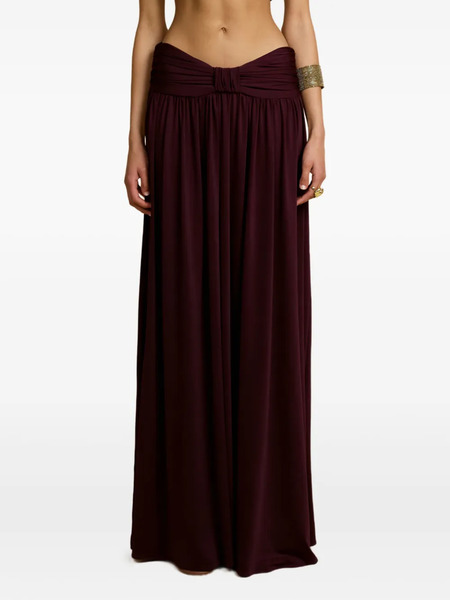  Arcina Ori Alessia Draped Maxi Skirt - Red 