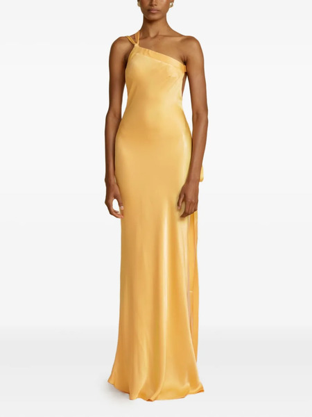  Arcina Ori Monique Asymmetric Maxi Dress - Yellow 