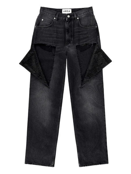  Area Cotton Trousers - Black 