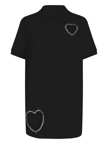  Area Crystal-embellished Cut-out Minidress - Black 
