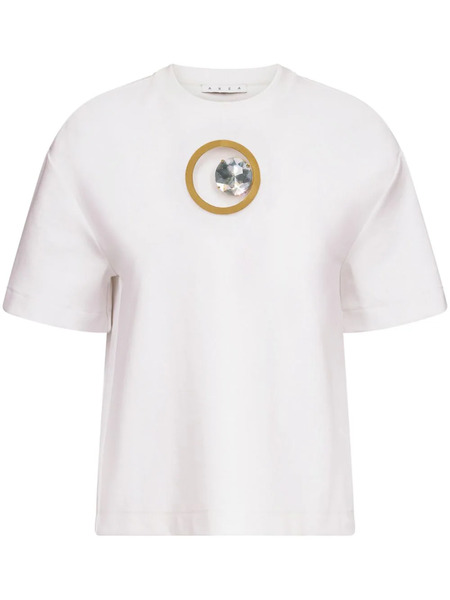  Area Crystal-embellished T-shirt - White 