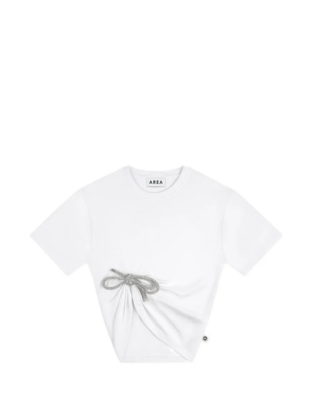  Area Crystal Knot T-shirt - White 