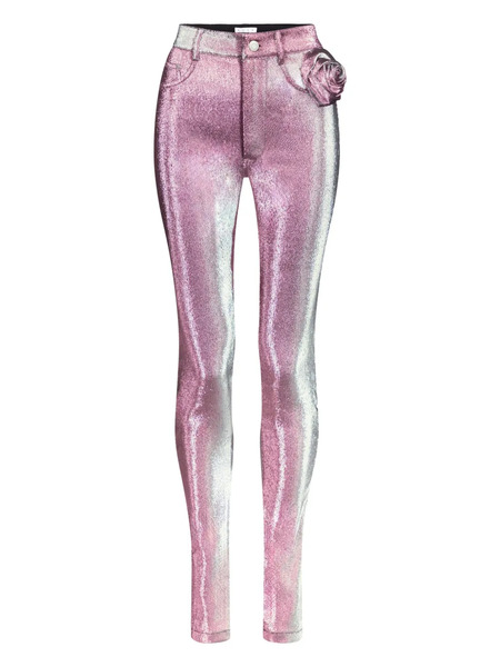  Area Rosette Leggings - Pink 
