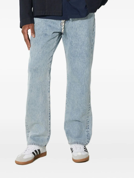  Aries Embroidered-logo Jeans - Blue 