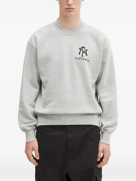  Aries Logo-print Sweatshirt - Grey 
