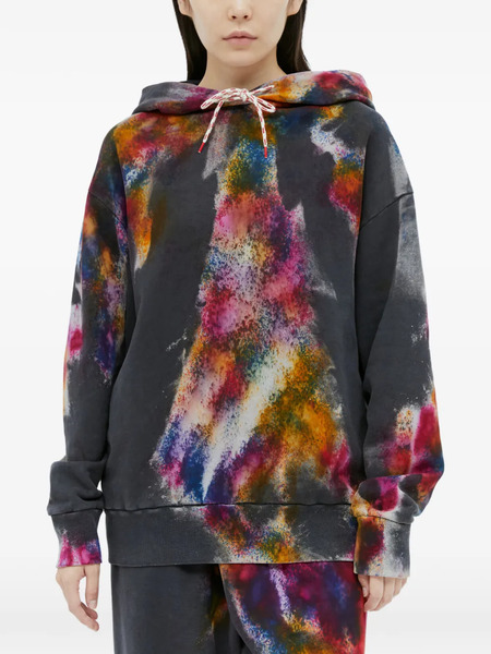  Aries Long-sleeve Drawstring Hoodie - Grey 