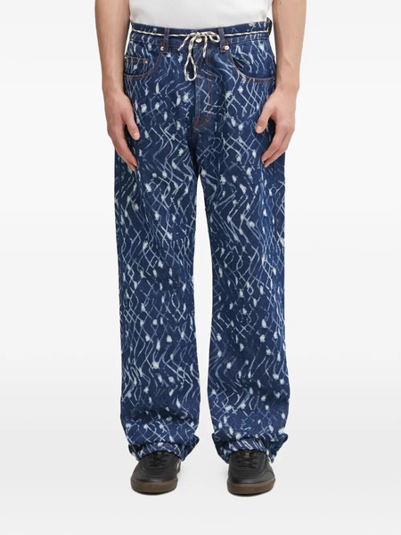  Aries Printed Jeans - Blue 