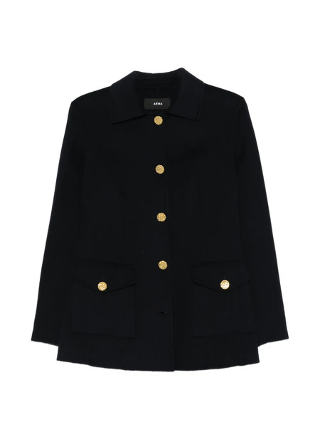  Arma Button-fastening Jacket - Blue 