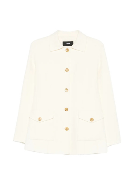  Arma Button-fastening Jacket - Neutrals 
